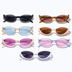 Nueva llegada Lunettes <span class=keywords><strong>De</strong></span> Soleil Femme venta al por mayor verano Uv 400 protección Vintage Retro pequeño marco ojo <span class=keywords><strong>de</strong></span> gato gafas <span class=keywords><strong>de</strong></span> sol para mujeres - Product Image 6