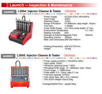 Machine de nettoyage d'injecteurs piezo GDI 2026 pour testeur d'injecteurs SPI/MPI/SFI/PFI CNC-802