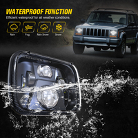 Faros Delanteros LED DOT de 5x7 Pulgadas para Mazda B2200 1982-1993, Accesorios para Camioneta B2600 1987-1993, para Mazda RX7 1986-1991, GLC 1981-1985