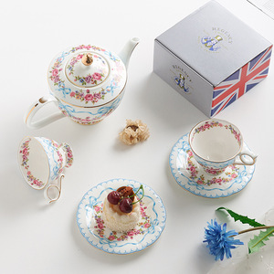 Wholesale Exquisite Vintage Bone Porcelain French High Beauty Princess Turkish <b>Ceramic</b> Coffee & <b>Tea</b> Cup Set - Product Image 3