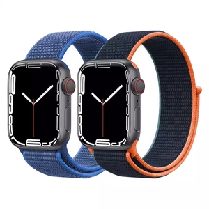 <span class=keywords><strong>Correa</strong></span> de Reloj de Nailon Solo Loop de 38mm 40mm <span class=keywords><strong>41mm</strong></span> 42mm 44mm 45mm, <span class=keywords><strong>Correa</strong></span> Deportiva Transpirable e Impermeable para <span class=keywords><strong>Apple</strong></span> Series 11 10 9 <span class=keywords><strong>8</strong></span> 7 6 - Product Image 1