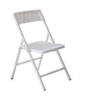 Chaises de bureau modernes pliantes, empilables, ergonomiques, sans accoudoirs, colorées, imperméables, best-sellers pour la maison, le bureau, le salon et l'extérieur