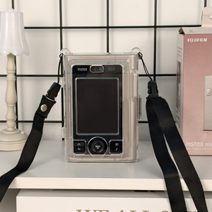 Étui de protection transparent avec dragonne, sac rigide en plastique, accessoire pour appareil photo instantané <span class=keywords><strong>Fujifilm</strong></span> <span class=keywords><strong>Instax</strong></span> <span class=keywords><strong>Mini</strong></span> <span class=keywords><strong>Liplay</strong></span> Plus - Product Image 5