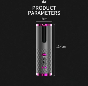 Fer à boucler automatique portable sans fil rechargeable par USB, boucleur rotatif automatique en céramique, appareil de coiffure - Product Image 6