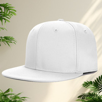 Casquette Snapback à visière plate en coton avec logo brodé personnalisé, style hip-hop, casquette de baseball