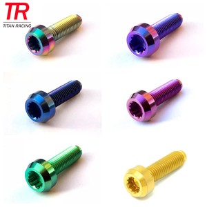 Pernos de llanta dividida de titanio <span class=keywords><strong>BBS</strong></span> RS RX M7 24mm pernos de montaje de rueda CNC forjados <span class=keywords><strong>tornillos</strong></span> de sujeción negro // crudo/oro - Product Image 5