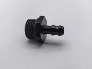 Adaptador de manguera de combustible de 8AN Flare a 5/16" Barb, de aluminio CNC ligero con conexión Push Lock para sistema de combustible EFI y línea de enfriador de aceite - Product Image 5