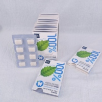 Xylitol Erythritol 90g Boîte En Vrac Emballage Dent Amical DC24 Pastèque Saveur Chewing-Gum Sucette