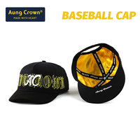 Casquette de baseball unisexe à 5 panneaux brodée sur mesure, fabriquée en usine BSCI, taille ajustable, casquette de baseball structurée de qualité supérieure avec doublure en satin