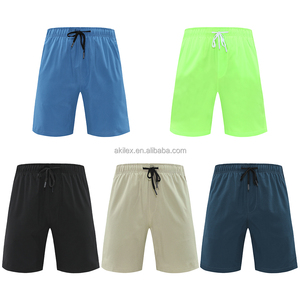 Pour Akilex hommes pantalons <span class=keywords><strong>de</strong></span> survêtement personnalisés taille élastique Gym Football survêtements actifs Jogging Shorts bas personnalisable Football Jog - Product Image 1