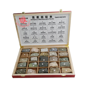 Materiales Educativos, 25 Tipos de Minerales Metamórficos y Especímenes de Rocas - Product Image 1