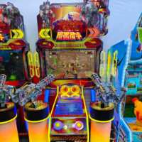 Machine de tir pour enfants Dark Hunter Arcade, à monnayeur, jeu interactif parent-enfant, 2 joueurs, changeur de voix, utilisation en intérieur