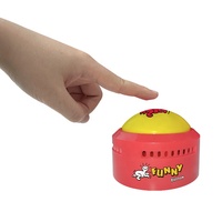 Buzzer à bouton-poussoir, jouet farceur, sons de frottement programmables, compact, portable, accessoire de jeu amusant pour les fêtes