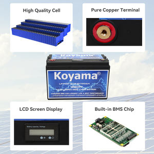 リチウムイオン電池鉛交換式12V 50Ah LiFePO4バッテリー工具玩具用カースクーター - Product Image 5