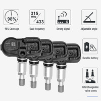 Outil de diagnostic de pneus de voiture Daovay Solar TPMS, mini capteur interne, sans fil, universel, durée de vie de la batterie de 5 ans, quatre roues