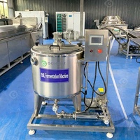 Cuve de fermentation industrielle conique à enveloppe pour brassage maison, sauce soja, vinification, 1000l