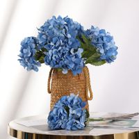 Bouquets de fleurs d'hortensia AL-1603 toucher réel hortensia en soie fleur réaliste pour la décoration de noyau de Table de fête de mariage à la maison