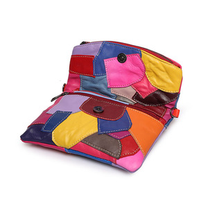 Newest Fashion Skull Messenger <strong>Bags</strong> <strong>Patchwork</strong> Genuine Leather Retro Chain Luxury Shoulder <strong>Bags</strong> Womens Crossbody <strong>Bag</strong> - Product Image 3