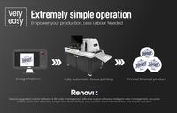 Mesin Cetak Kemasan Digital Renovix Mini Single Pass untuk Kantong, Kartu, Gelas Kertas, Printer Kemasan Skala Kecil