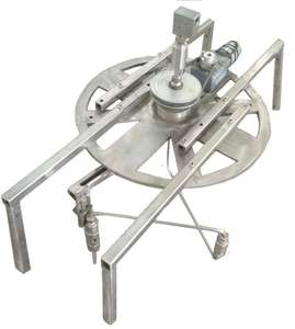 Machine de découpe à jet d'eau portable avec système de rail et alimentation abrasive, coupe-tubes haute pression 250 MPa, triphasé 220/380 V 22 kW - Product Image 5