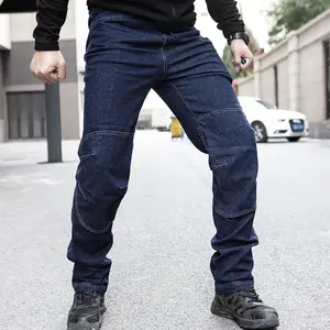 Archon Outdoor Tactische Broek Mannen Losse Straight Multi-Pocket Jeans Geheime Dienst Stretch Slim Jeans