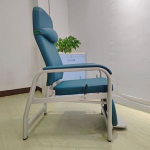 Silla Reclinable Individual Ke Ming con Marco Metálico y Ajuste Manual para Uso en Hospitales y Clínicas - Product Image 3