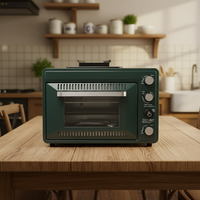 Nouveau barbecue à gaz d'extérieur 2026, four cassette tout-en-un grande capacité, cuisson en fonte, commande par bouton, simple et manuel
