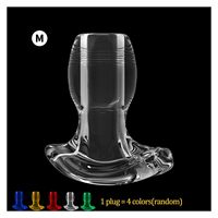 Dilatateur anal creux lumineux - Plug anal tunnel lumineux - Spéculum anal géant - Dilatateur d'anus étanche et écologique - Jouet SM pour lavement