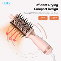 MESKY Nouveau produit Diffuseur de sèche-cheveux réglable pour aérateur 100-240V Brosse sèche-cheveux avec double tension
