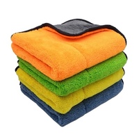 Handuk Mikrofiber Coral Fleece Dua Sisi 800gsm Cepat Kering untuk Cuci Mobil Grosir, Handuk Mobil Mikrofiber Custom 40*40cm