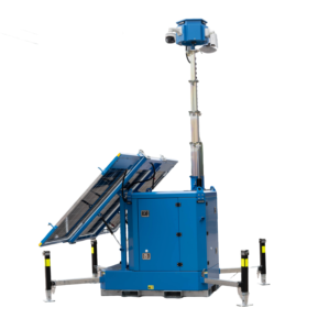 Portable Industrial <b>Solar</b> CCTV Tower with Cameras Strobe <b>Lights</b> Speaker LED <b>lights</b> - Product Image 2