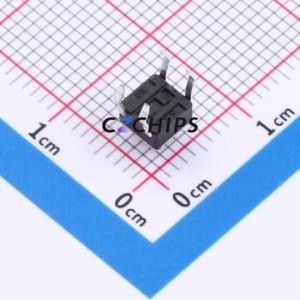 TS4545CJ Tactile Switch Through hole Component (THT)-4P,4.5x4.5mm Switch Single Pole Single Throw Round Button 2.5N Through Hole - Product Image 2