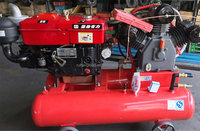 5 Bar Diesel Motor Portátil Usado 100cfm Piston Mining Compresores de aire con Jack Hammer/Rock Drill Hammer