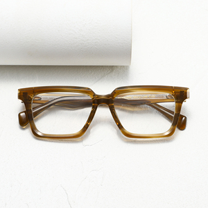 Gafas Rectangulares de Montura Completa, Color Sólido, Anti-UV, Unisex, para Adultos, Monturas para Corrección de la Visión - Product Image 1