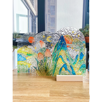 Supports multi-positions en acrylique transparent personnalisés, double face, avec personnages de dessins animés, en plexiglas écologique, pour bureau