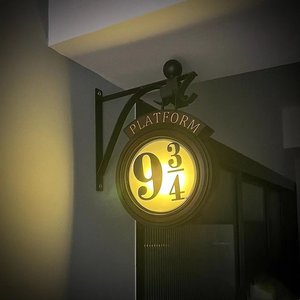 All'ingrosso Magic Academy Night Light LED Hanging Wall Lamps Platform Hogwartsed 3D Lamp Home Room Decor bambini regali di compleanno - Product Image 5