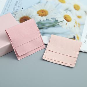 بيع بالجملة كيس حلقي فاخر من الألياف الدقيقة وصديقي فاتح وردي فاتح ساحر - Product Image 5