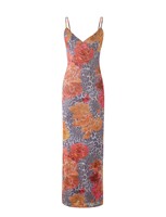 Robe longue en maille respirante à imprimé floral et léopard pour femme, ODM été