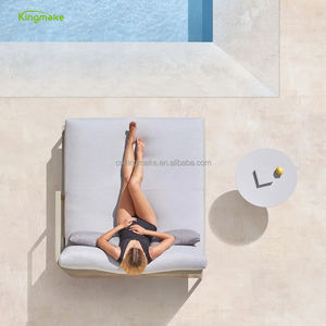 Kursi panjang dua dudukan, kursi malas malas, Lettini Mare Hotel, kursi malas luar ruangan - Product Image 6