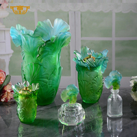 Bougie de luxe SAINT-VIEW en cristal, ensemble de parfum, pour la décoration de la maison, hôtel, mariage