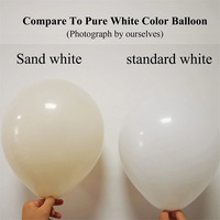 Marque Kaiyue 5/10/12 pouces ballons blancs sable ballon marron arche mariage douche bébé anniversaire fête décor ballon Air hélium