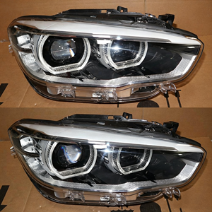 Fari a LED di Aggiornamento per Alogeni per <span class=keywords><strong>BMW</strong></span> <span class=keywords><strong>Serie</strong></span> <span class=keywords><strong>1</strong></span> <span class=keywords><strong>F20</strong></span> LCI con Angel Eyes Nuovi 2016-2019 - Product Image 6