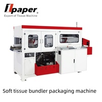 Machine de traitement de papier mouchoir pour sachets souples et boîtes rigides à grande vitesse