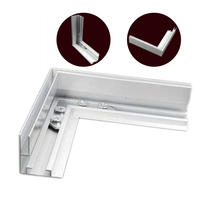 Cadre de boîte lumineuse en aluminium anodisé extrudé sur mesure, ODM personnalisé pour les kiosques publicitaires extérieurs commerciaux et les panneaux d'affichage.