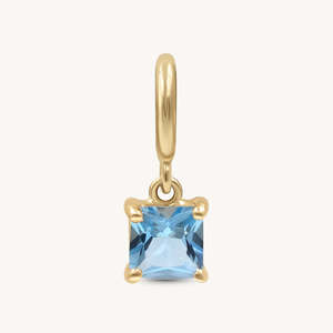 Luxuriöse Geburtsstein-Edelstein-Anhänger, Anlaufgeschützt, Edelstahl-Charm, DIY-Geburtsstein-Anhänger für Halskette, Wasserdicht, Großhandel - Product Image 6