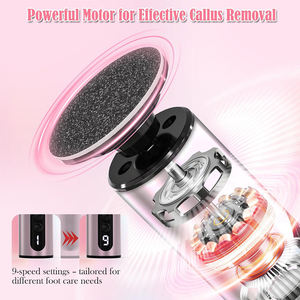 طاحونة القدم الكهربائية القابلة لإعادة الشحن مزيل الكالس المحمولة اللاسلكية للسفر - Product Image 2