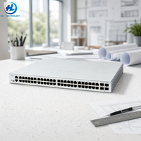 Switch de datos gestionado Gigabit Ethernet de 48 puertos 1200-48T-4G con 4 puertos SFP de enlace ascendente fijo de 1G para redes de datos empresariales