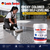 Peinture époxy pour sols haute performance et écologique, revêtement époxy pour sols, couleur personnalisée, application facile, applicateur liquide, pinceau