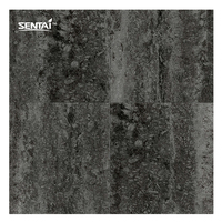 Suelo de vinilo de PVC antimoho moderno, piedra compuesta SPC impermeable 100% para tratamiento de superficie de revestimiento UV de hoteles
