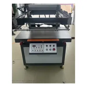 Máquina de serigrafia automática tipo ARM oblique de alta precisão para impressão de papel e sacolas